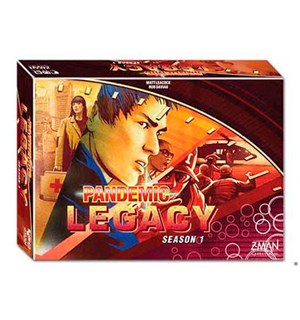 Pandemic Legacy Season 1 Red Brettspill 